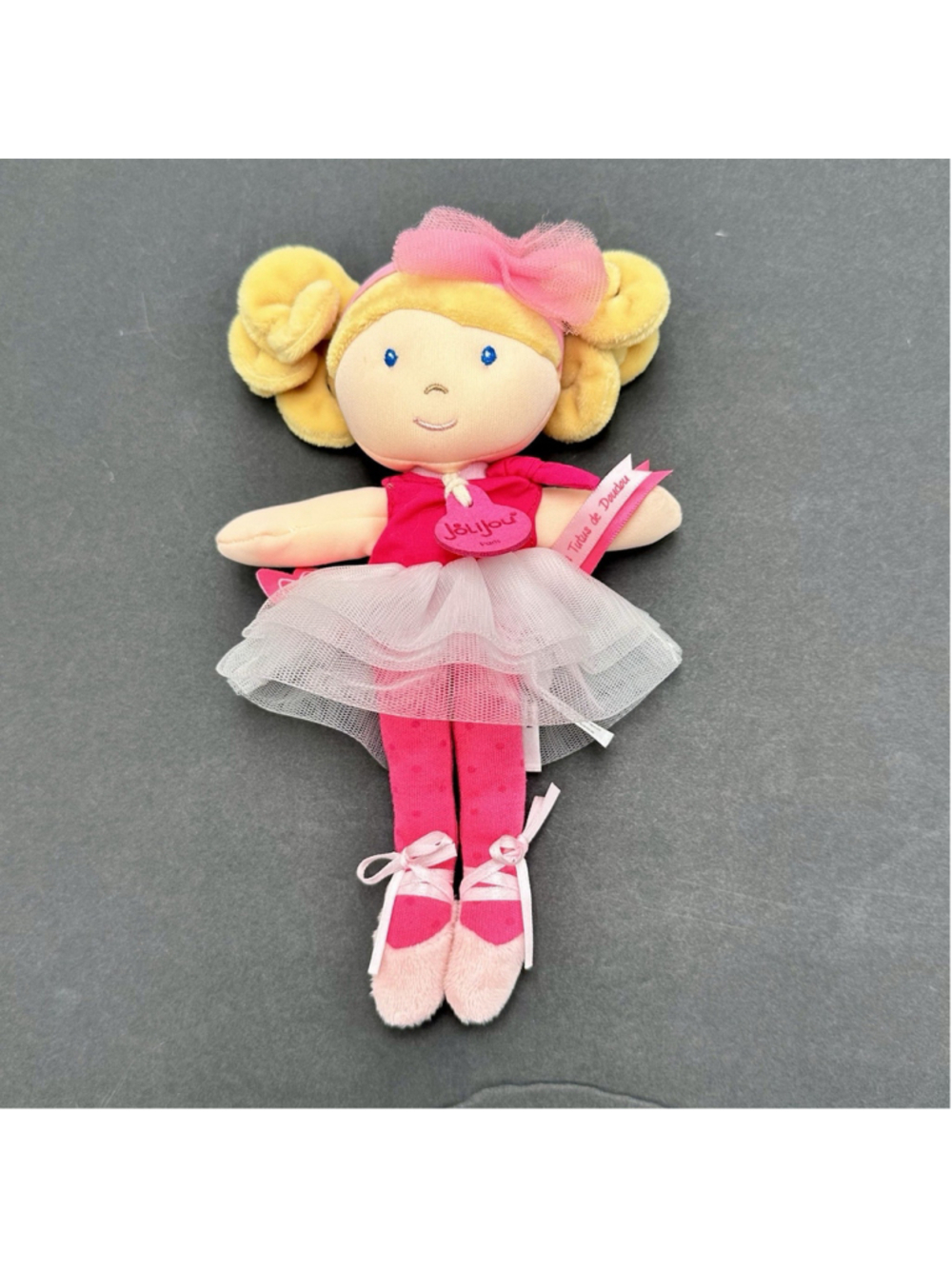 JoLijou Paris Les Tutus DouDou et Compagnie Plush Doll Ballerina Blonde Hair